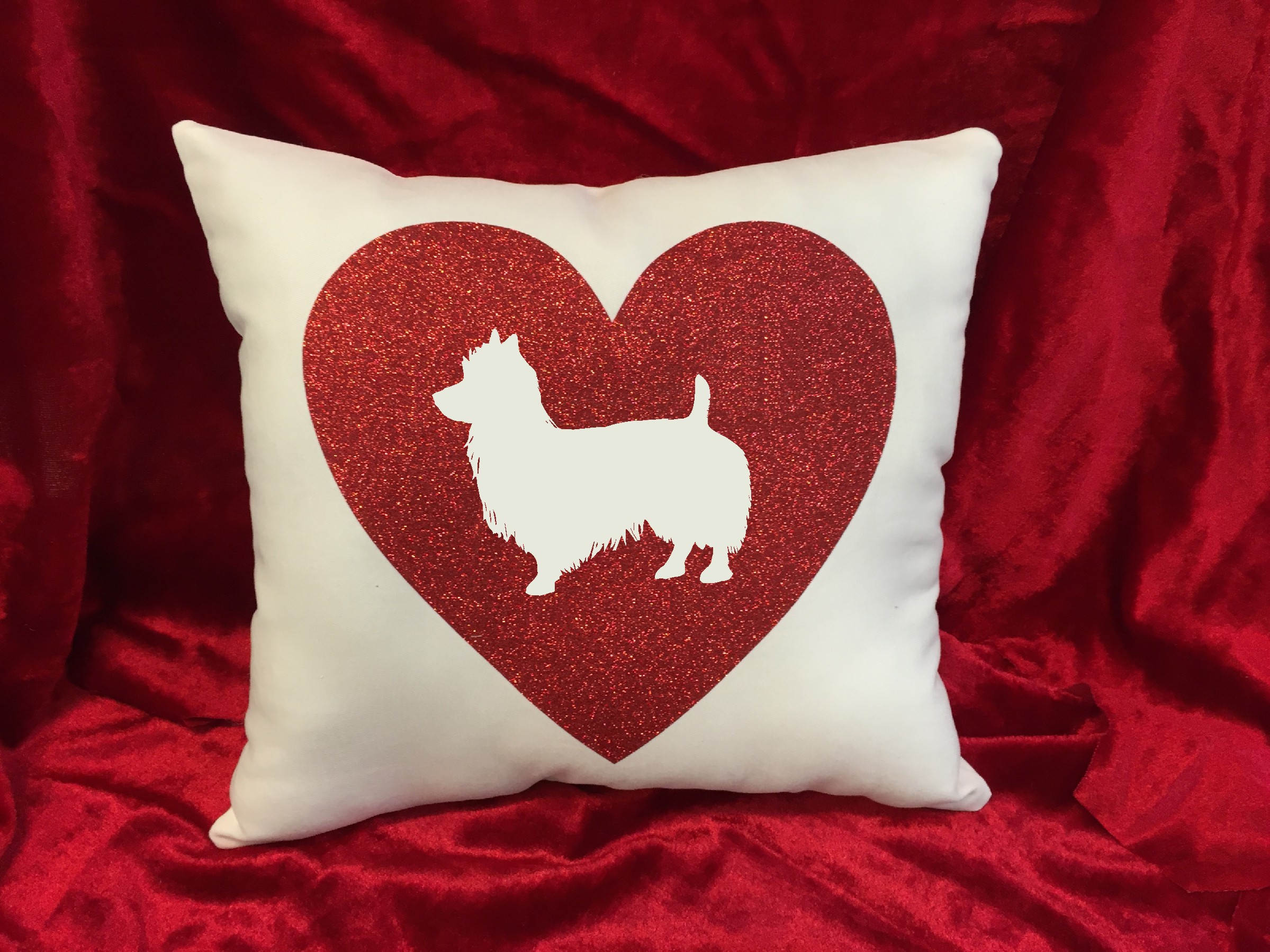 Dogs - Throw Pillow - Australian Terrier